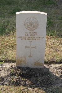 Ismailia War Memorial Cemetery - Scott, Cecil Stanley